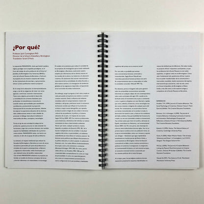 Paradigma – exhibition catalogue | Birmingham City Uni / Escola Massana 2009