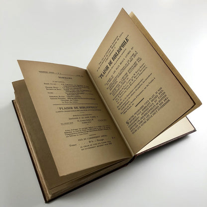 Plaisir de Bibliophile. Gazette trimestrielle des amateurs de livres modernes | 1925-1930 – 24 issues bound in six volumes