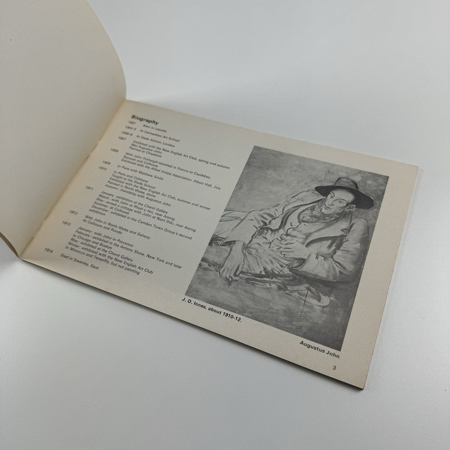 J.D. Innes | National Museum of Wales | A.D. Fraser Jenkins 1975 catalogue