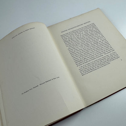 Spanish sixteenth-century Printing by Henry Thomas | Ernest Benn, 1926