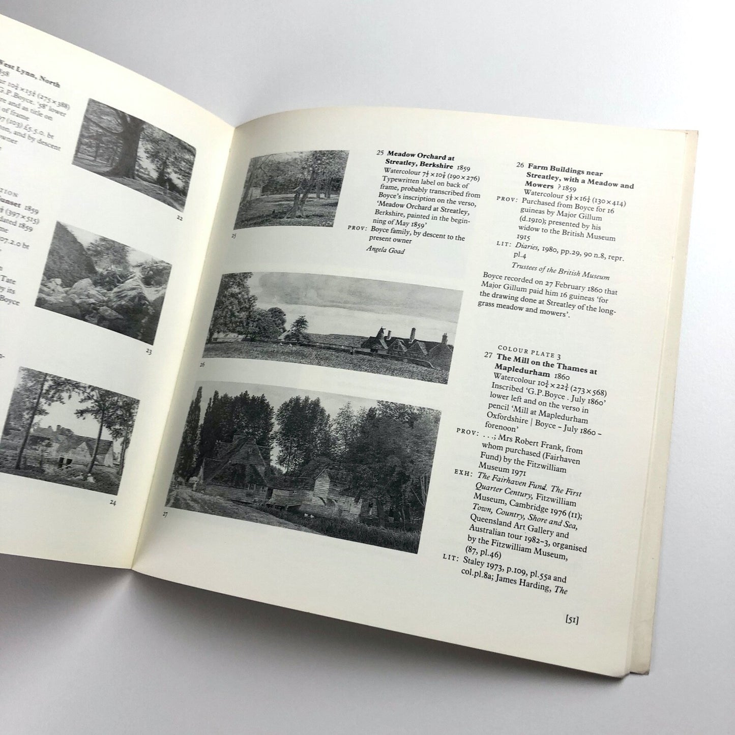 George Price Boyce exhibition catalogue | Newall/Egerton | The Tate Gallery 1987