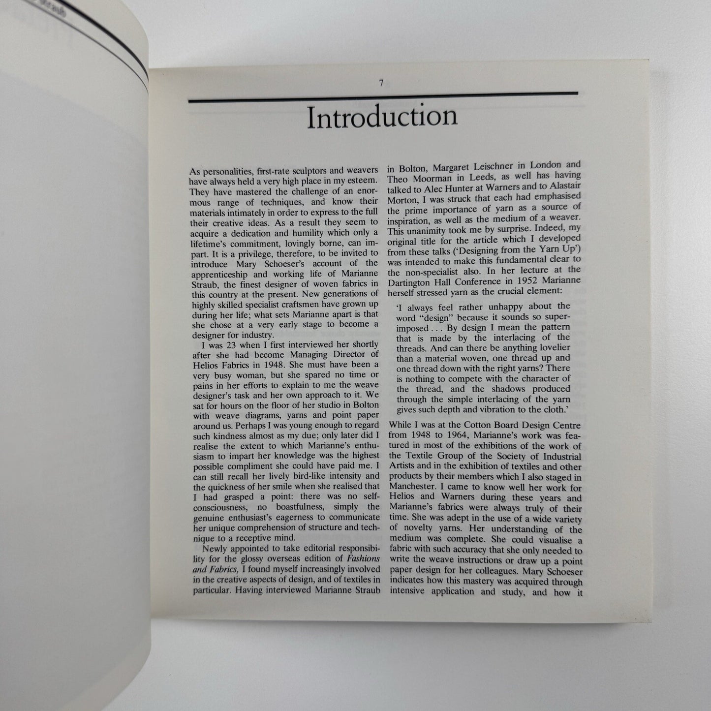 Marianne Straub by Mary Schoeser | Design Council, 1984