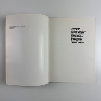 11 Los Angeles Artists | Arts Council, Hayward Gallery, 1971