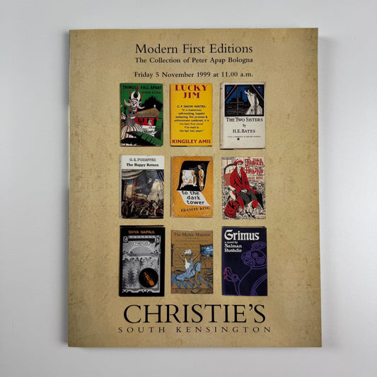 Modern First Editions. The Collection of Peter App Bologna Christie's 5 Nov 1999