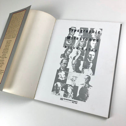 Typographic Milestones by Allan Haley | Van Nostrand Reinhold, 1992