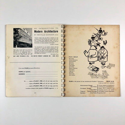 PLAN Group – Architectural Student's Association journal | Issue No. 6, 1949