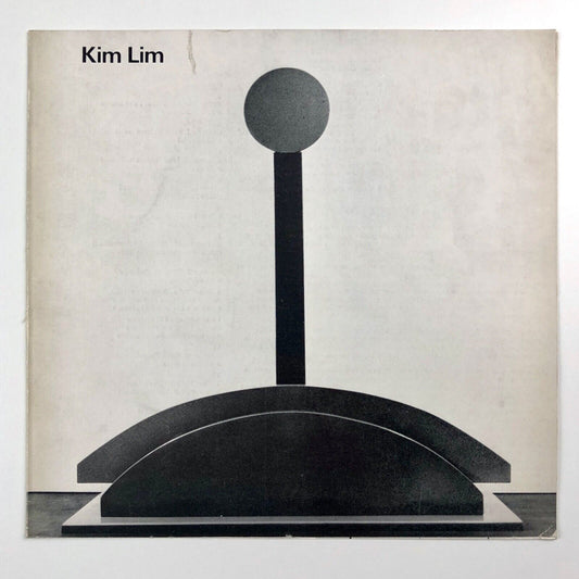 Kim Lim. Sculpture | Axiom Gallery 1966 | Jasia Reichardt introduction