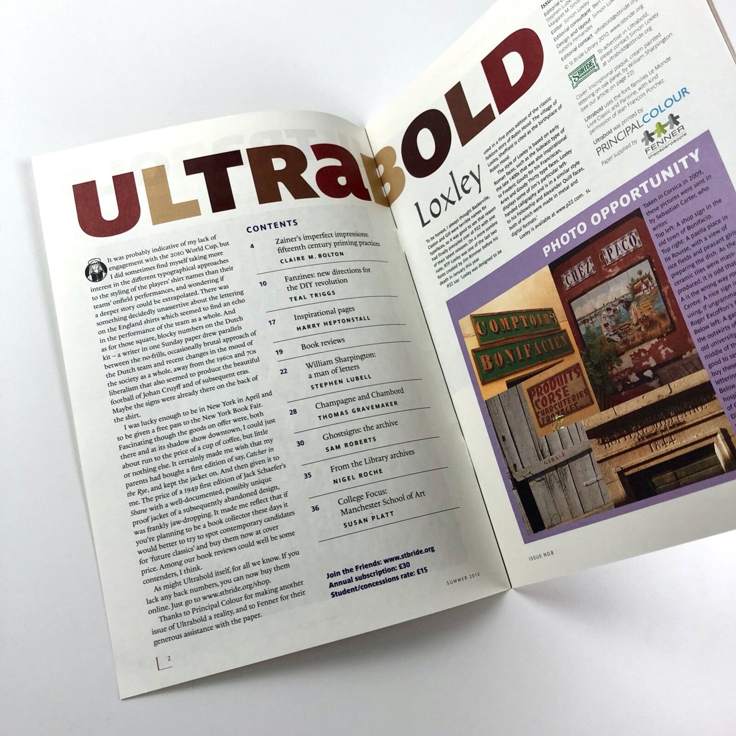 Ultrabold No 8 – Journal of St Bride Library | Summer 2010
