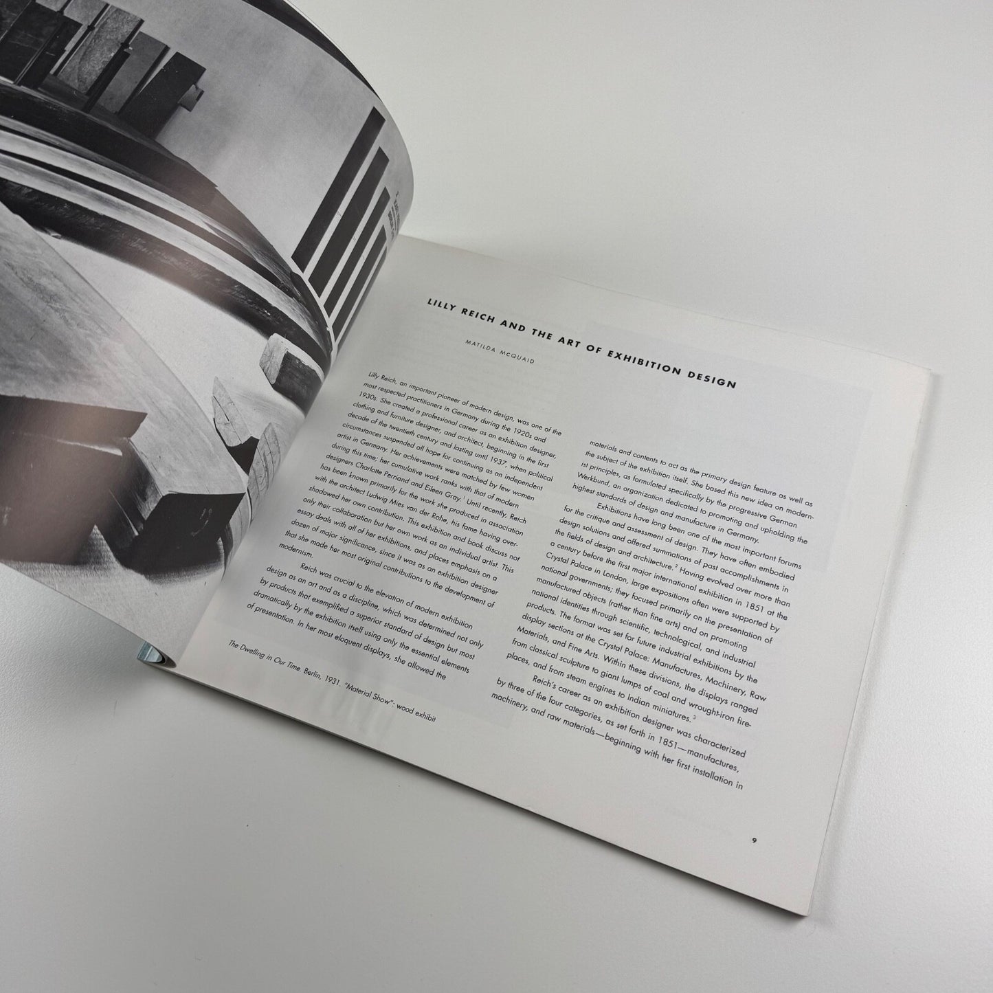 Lilly Reich. Designer and Architect by Matilda McQuaid. Published to accompany the exhibition held at The Museum of Modern Art, New York between 7 February and 7 May 1996