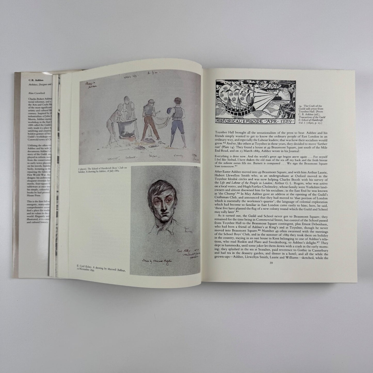 C.R.B. Ashbee Architect, Designer and Romantic Socialist by Alan Crawford | Yale University Press, 1985