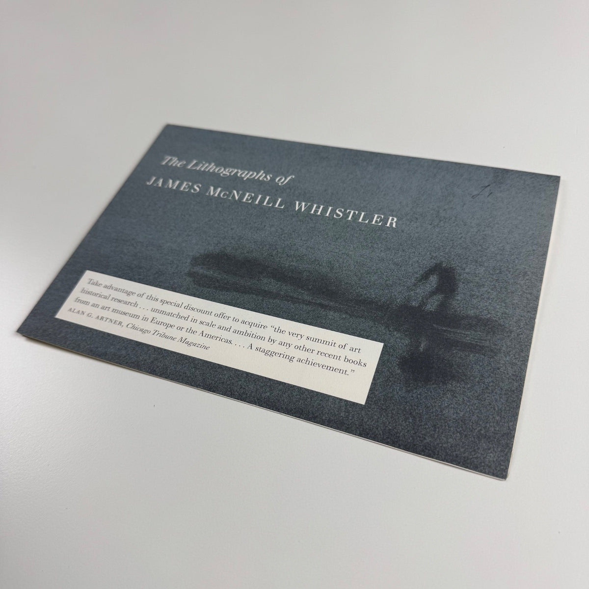 Leaflet/order form for James McNeill Whistler | Hudson Hills Press, 1998