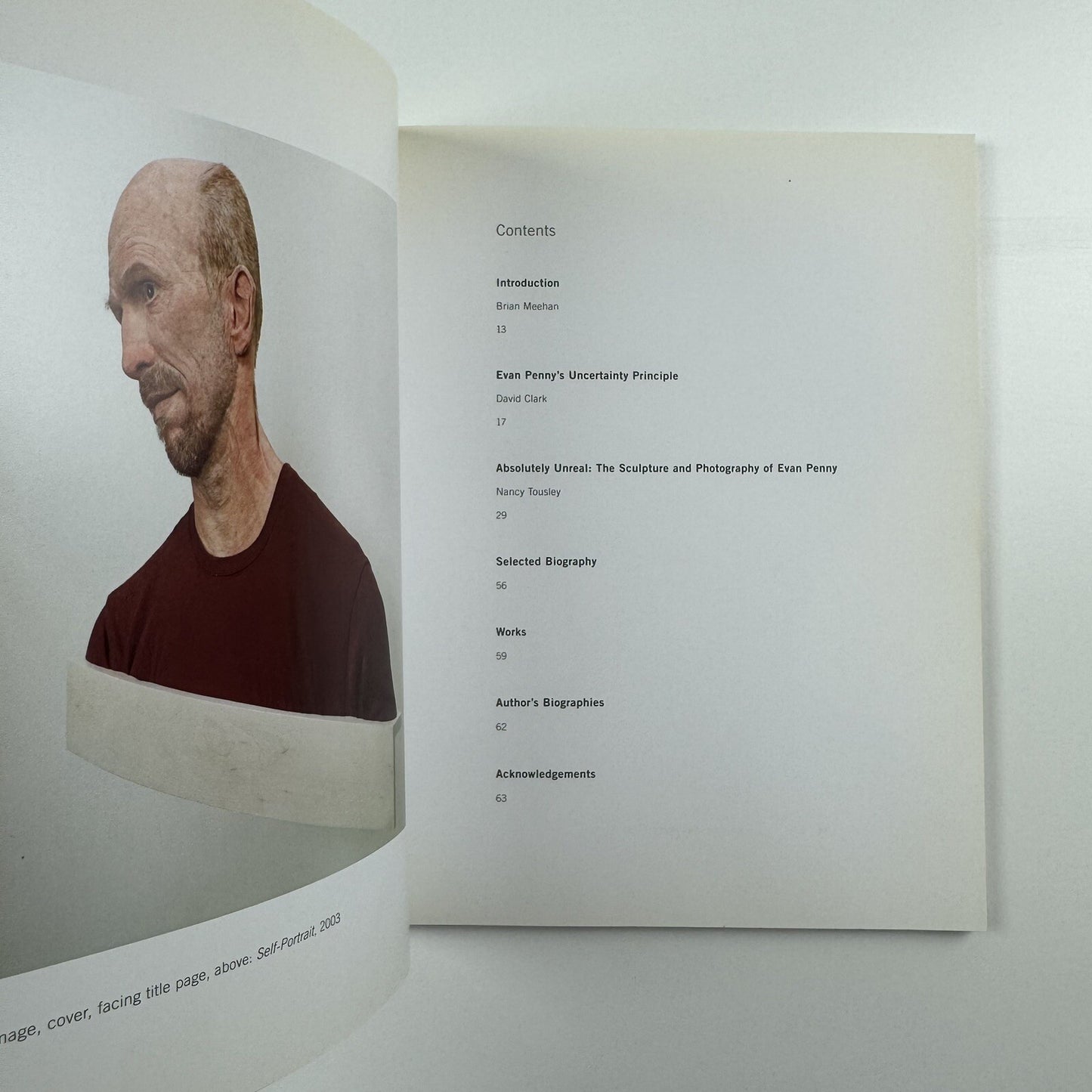 Evan Penny. Absolutely Unreal | Museum London, Ontario 2004 | Exhibition catalogue