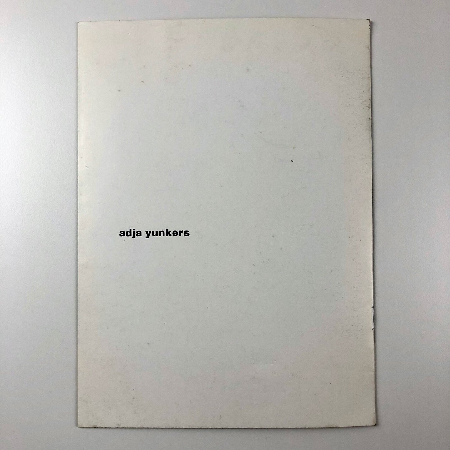 Adja Junkers | Stedelijk Museum exhibition catalogue, 1962