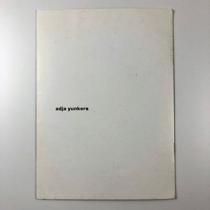 Adja Junkers | Stedelijk Museum exhibition catalogue, 1962