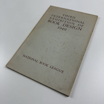 Third International Exhibition of Book Design 1949 National Book League