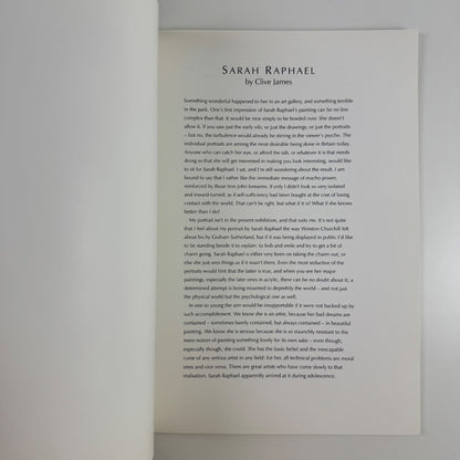 Sarah Raphael. Paintings & Drawings 1989-1991 | Agnew's 1992