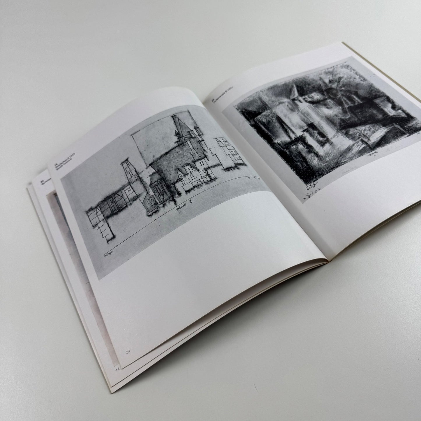 Lyonel Feininger. Drawings and watercolours | Marlborough Sep/Oct 1968 cat.238 typography by Gordon House