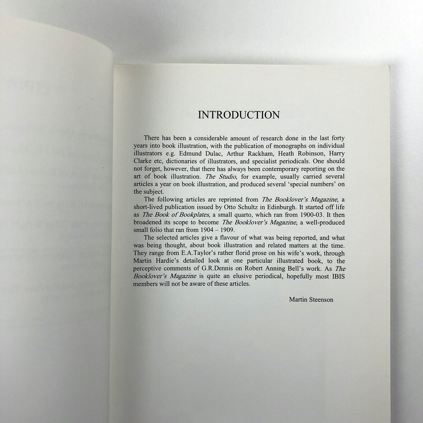 Imaginative Book Illustration Society (IBIS). Edwardian Illustration, 2002