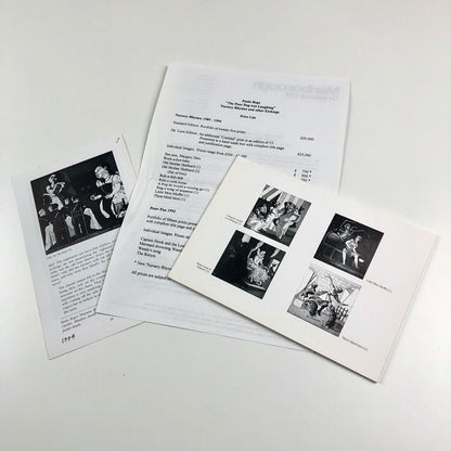 Folding card and related leaflet for Paula Rego. The Poor Dog was Laughing | Marlborough Graphics, 1994