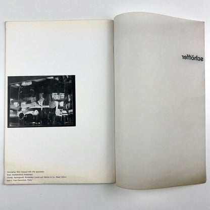 Nicolas Schöffer - ruimte | licht | tijd | Catalogue design by Wim Crouwel, 1964