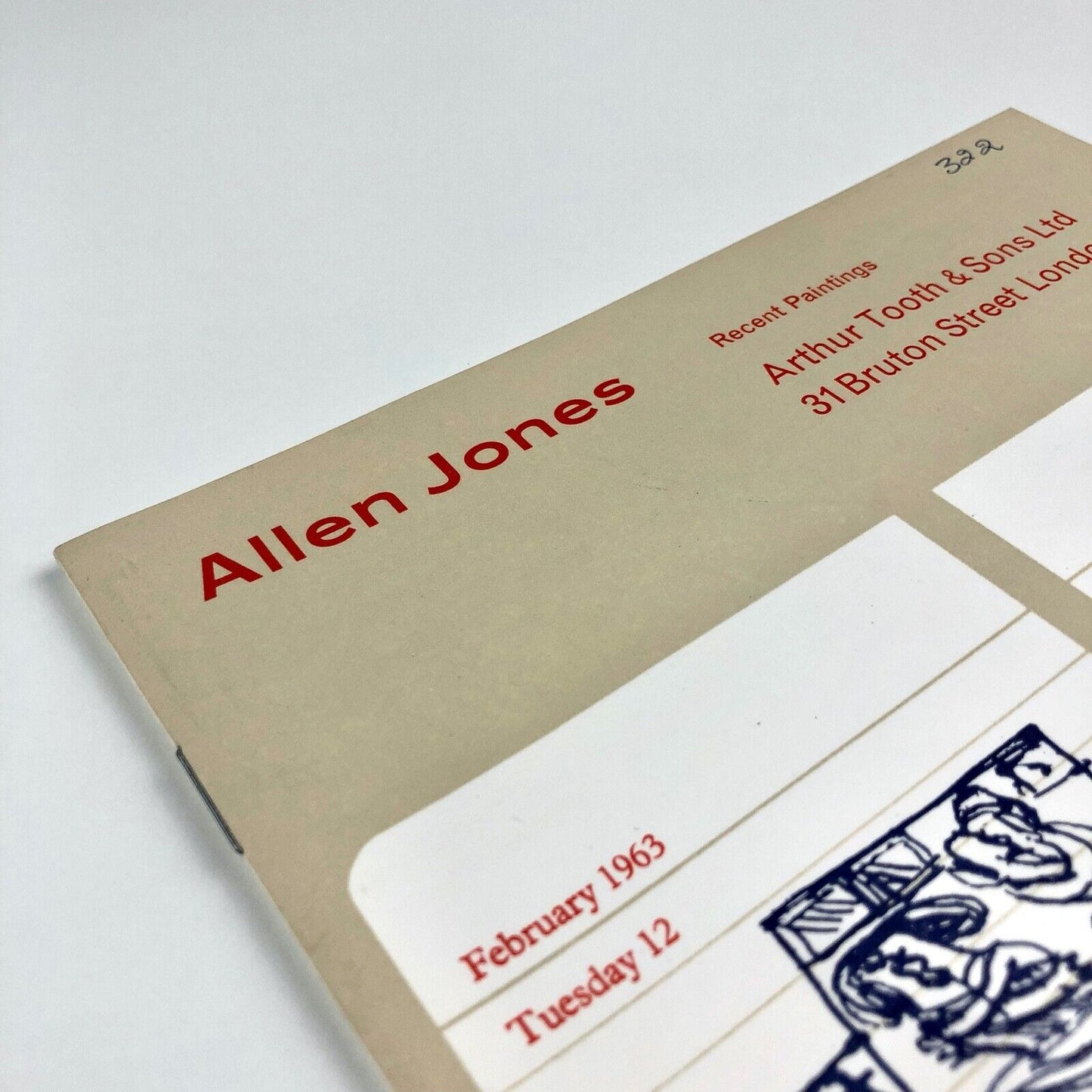 Allen Jones: Recent Paintings | Arthur Tooth & Sons catalogue, Feb-Mar 1963