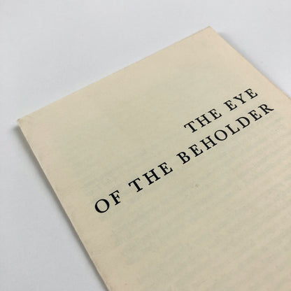 The Eye of the Beholder by Walter Partridge Wynkyne de Worde 1970 | Folded leaflet