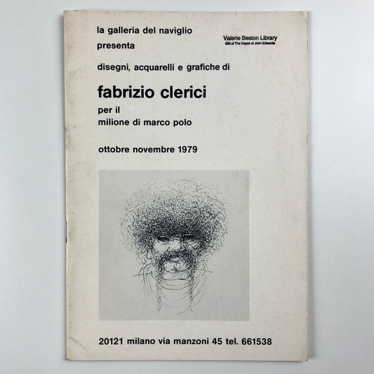 Disegni, acquarelli e grafiche di Fabrizio Clerici per il Milione di Marco Polo | Exhibition catalogue, 1979