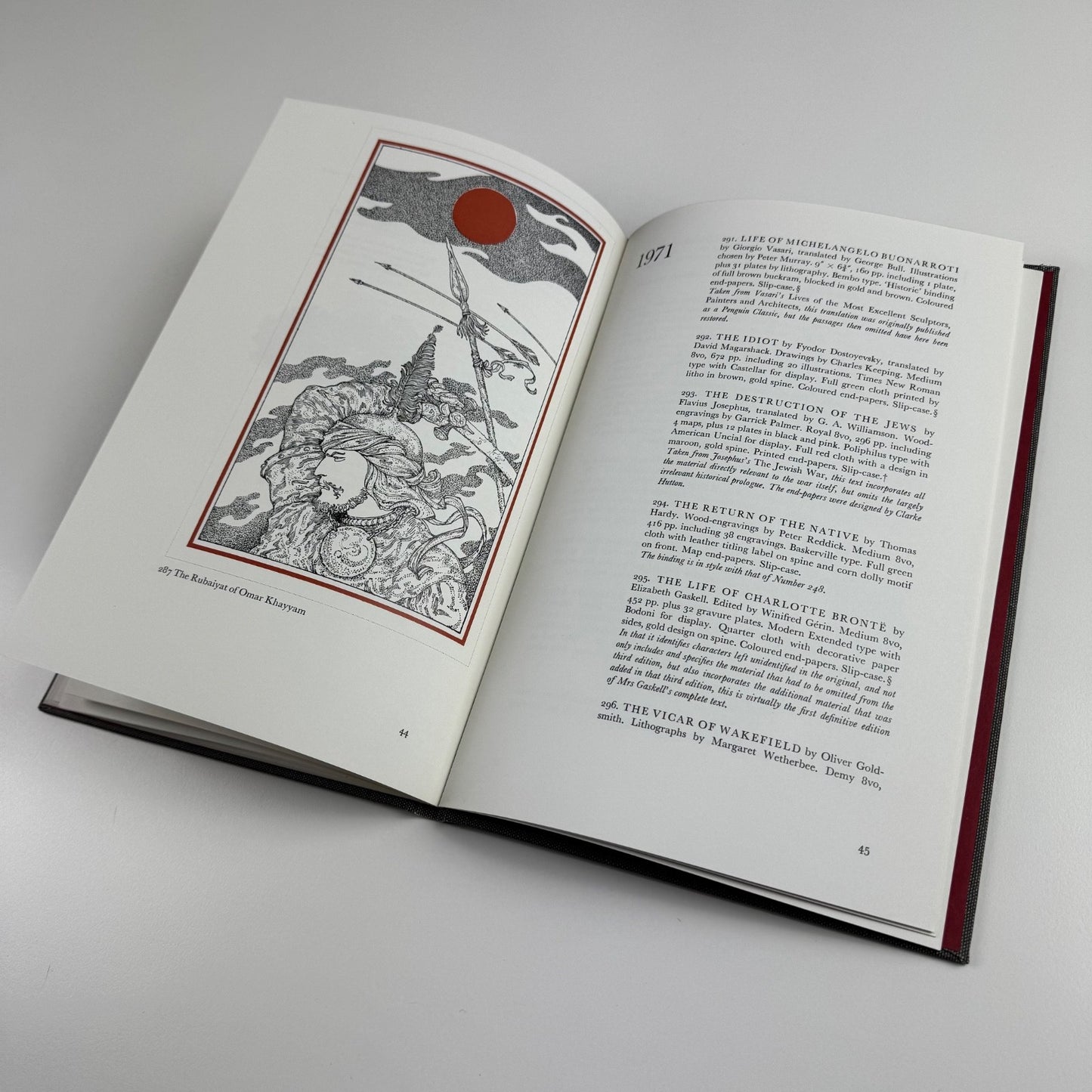 Folio 1968-1971. A bibliography of The Folio Society intro Hugh Williamson, 1972