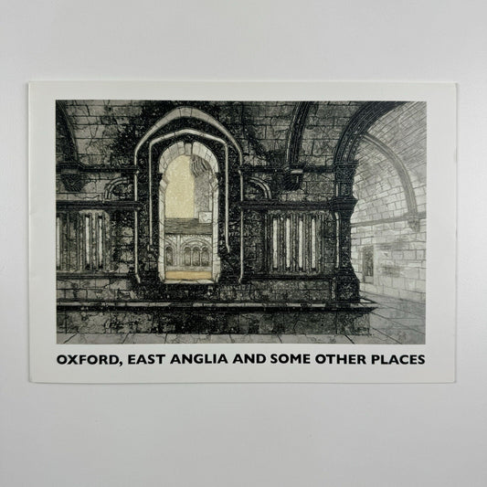 Oxford, East Anglia and some other places | Prints and Paintings by Edward Bawden Brendan Neiland and Valerie Thornton | Folded card, 2005
