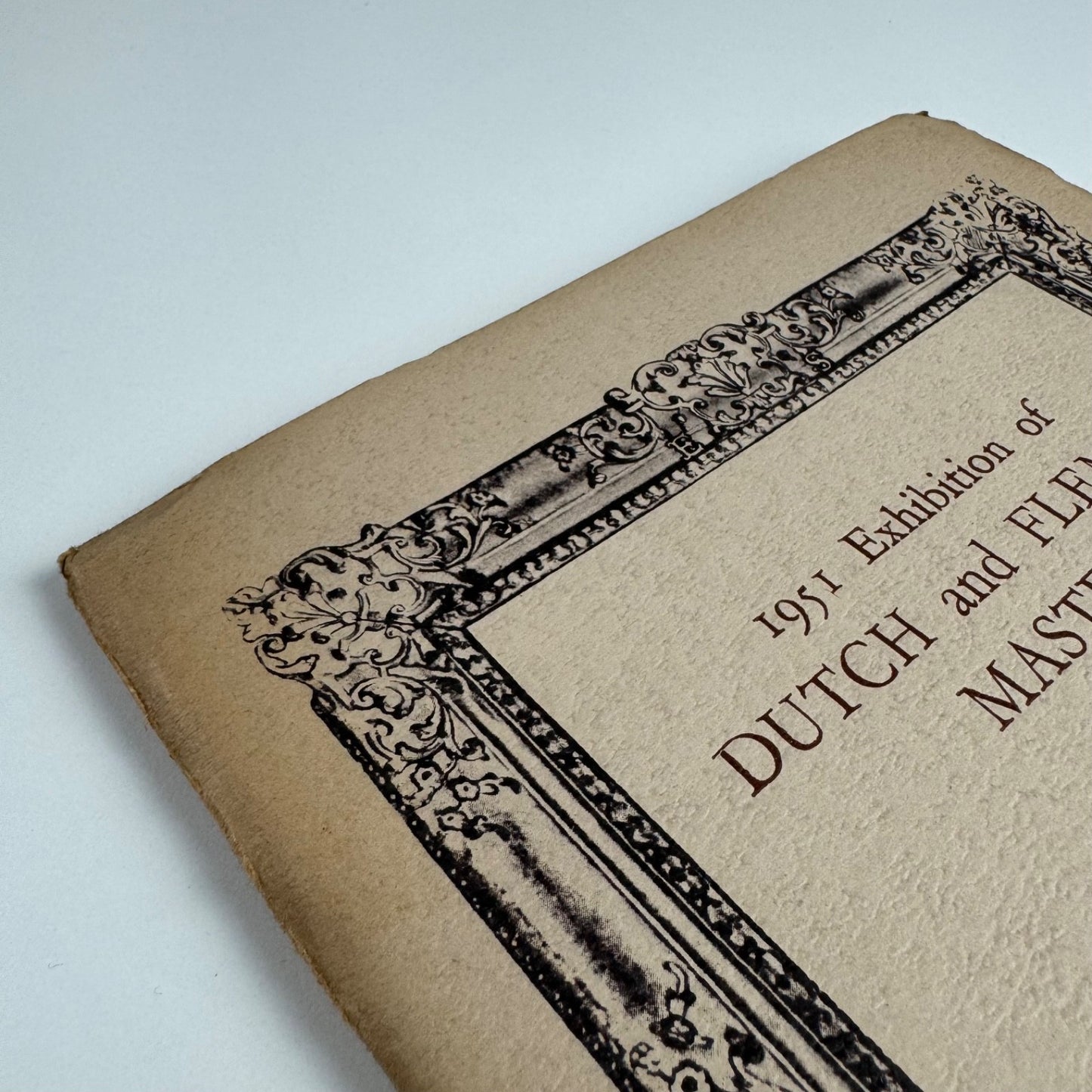 Catalogue of the 1951 exhibition of Dutch & Flemish Masters | Eugene Slatter, London, 1951 + private view invite