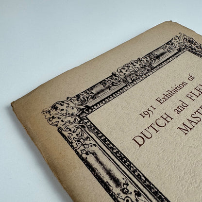 Catalogue of the 1951 exhibition of Dutch & Flemish Masters | Eugene Slatter, London, 1951 + private view invite
