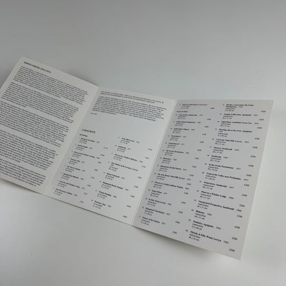 Folding card/catalogue Edwin Smith | Sally Hunter Fine Art, 1997