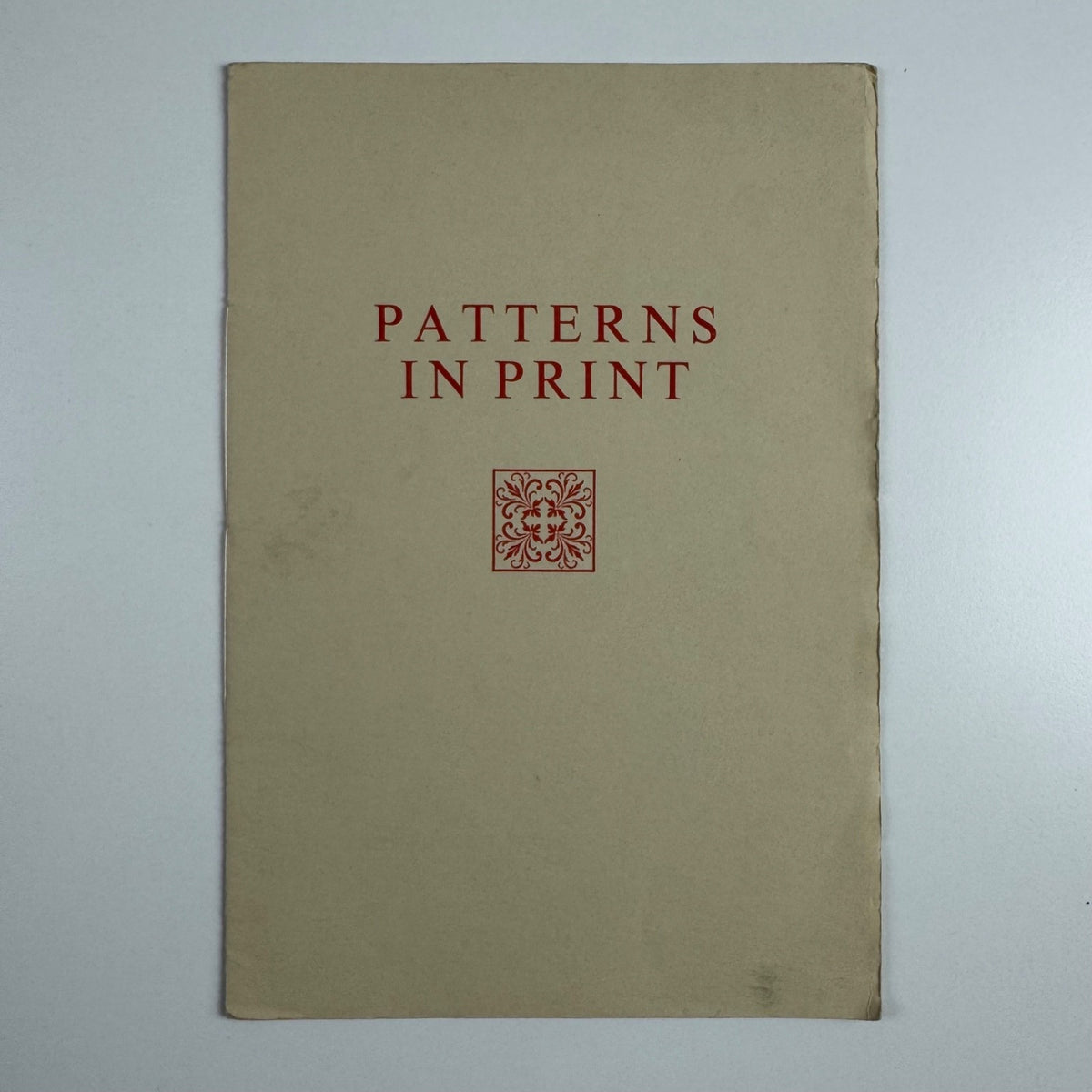 Patterns in Print. A Workshop experiment by Mark Arman | The Workshop Press 1981