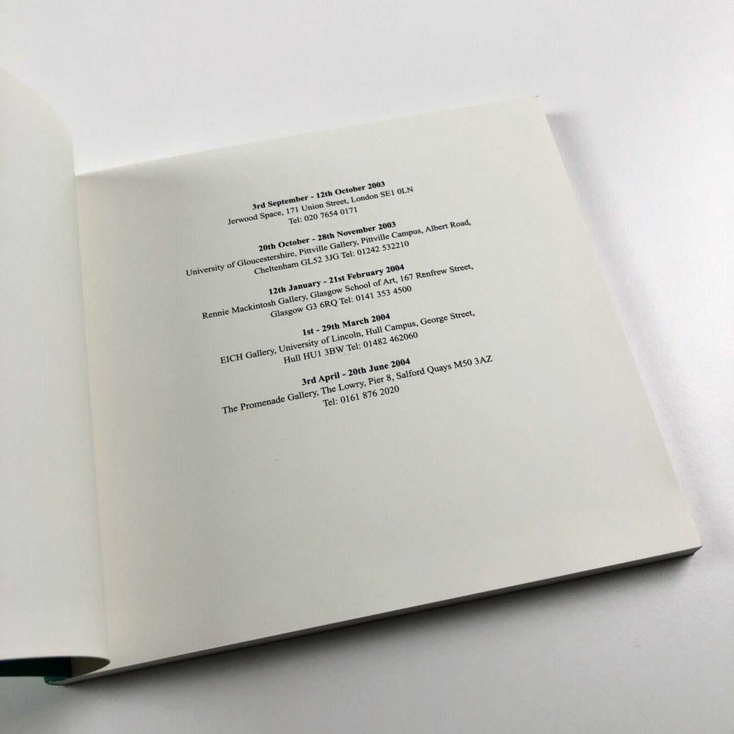 Jerwood Drawing Prize 2003 | Catalogue of exhibits