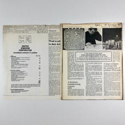 Artist Placement Group inn70 Hayward Gallery catalogue – December, 1971