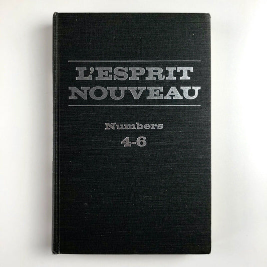 L'Esprit Nouveau – Numbers 4-6 Da Capo, New York | Reprinted facsimile edition, 1968