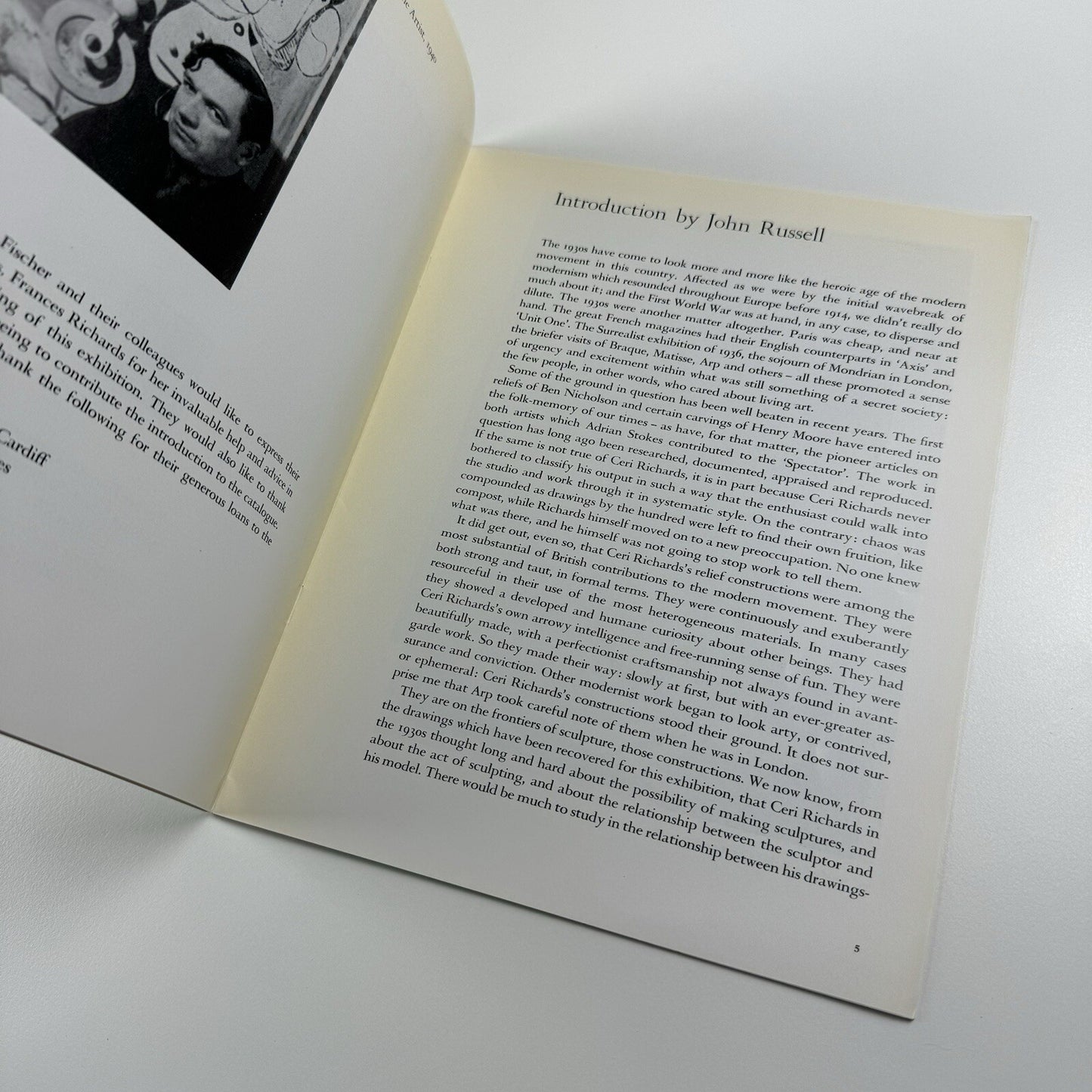 Ceri Richards. Relief Constructions, Paintings and Drawings 1931-39 | Fischer 1974