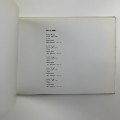 Rudolf Stingel Louvre (after Sam) | Sadie Coles held at Inverleith House, 2006