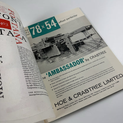 Book Design and Production | Volume 5 No 1 1962 | Ed. Arthur J. Heighway