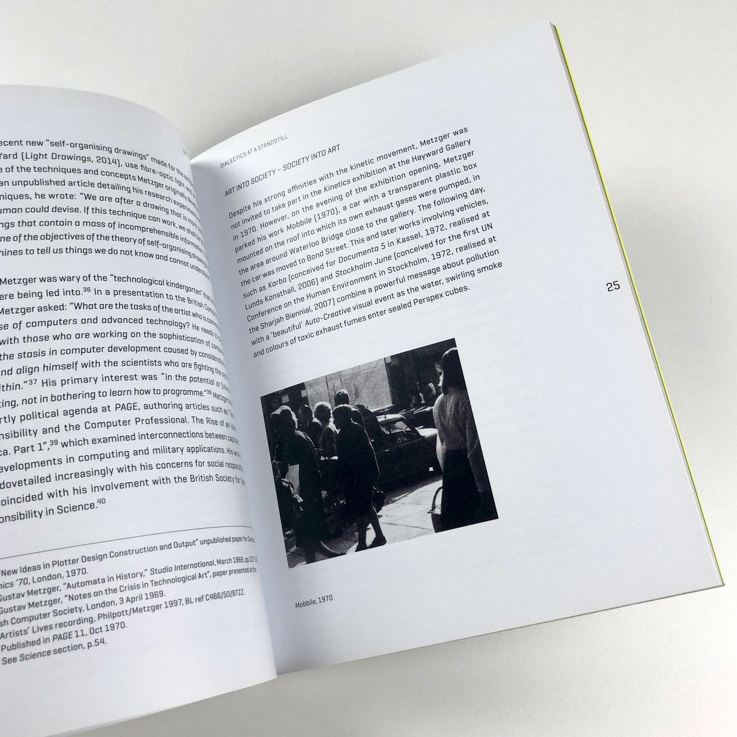 Gustav Metzger. Lift off! | Kettle's Yard, Cambridge exhibition catalogue, 2014