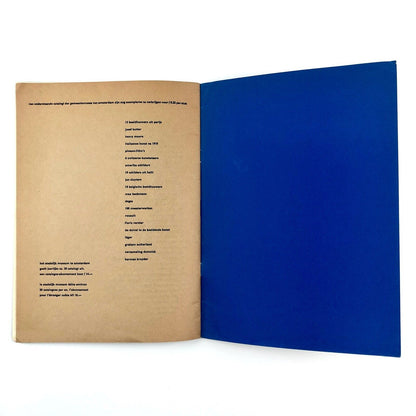 Lyonel Feininger | Stedelijk Museum Amsterdam exhibition catalogue, 1954-55