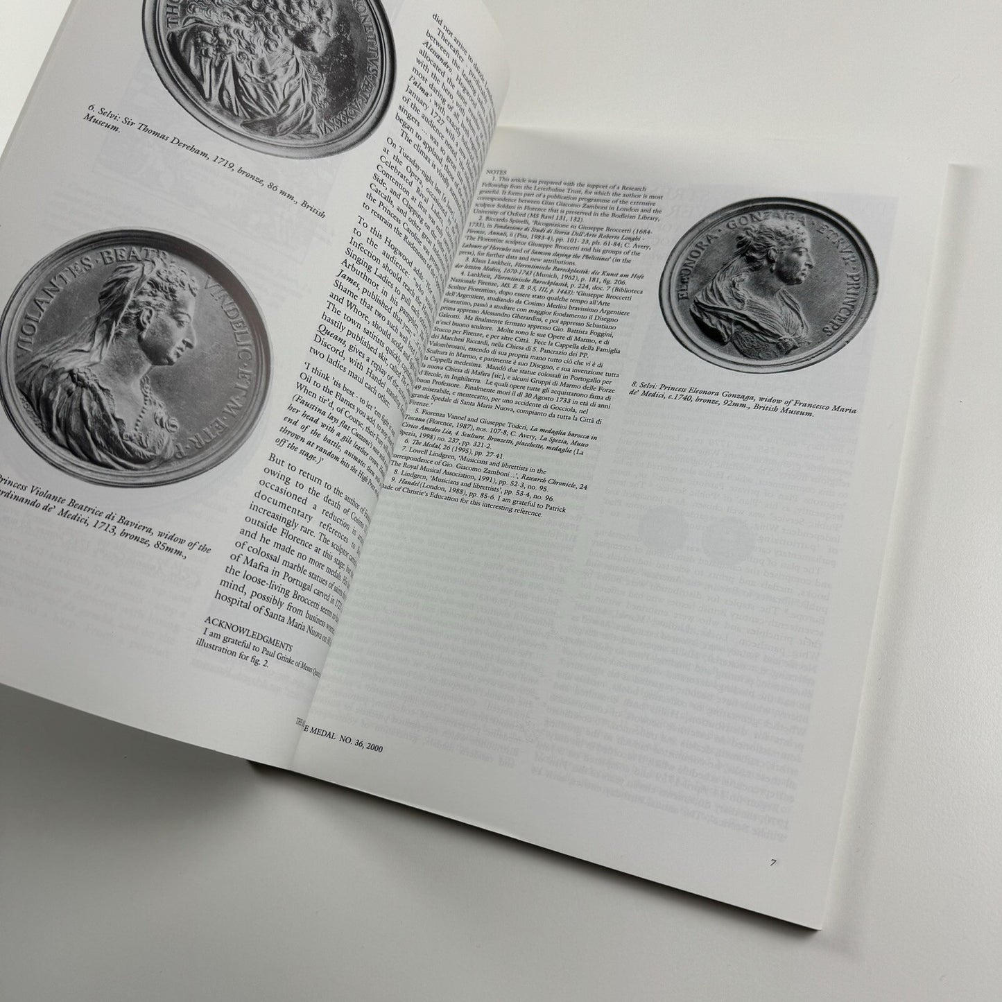 The Medal. British Art Medal Society BAMS journal. Issue No. 36, Spring 2000