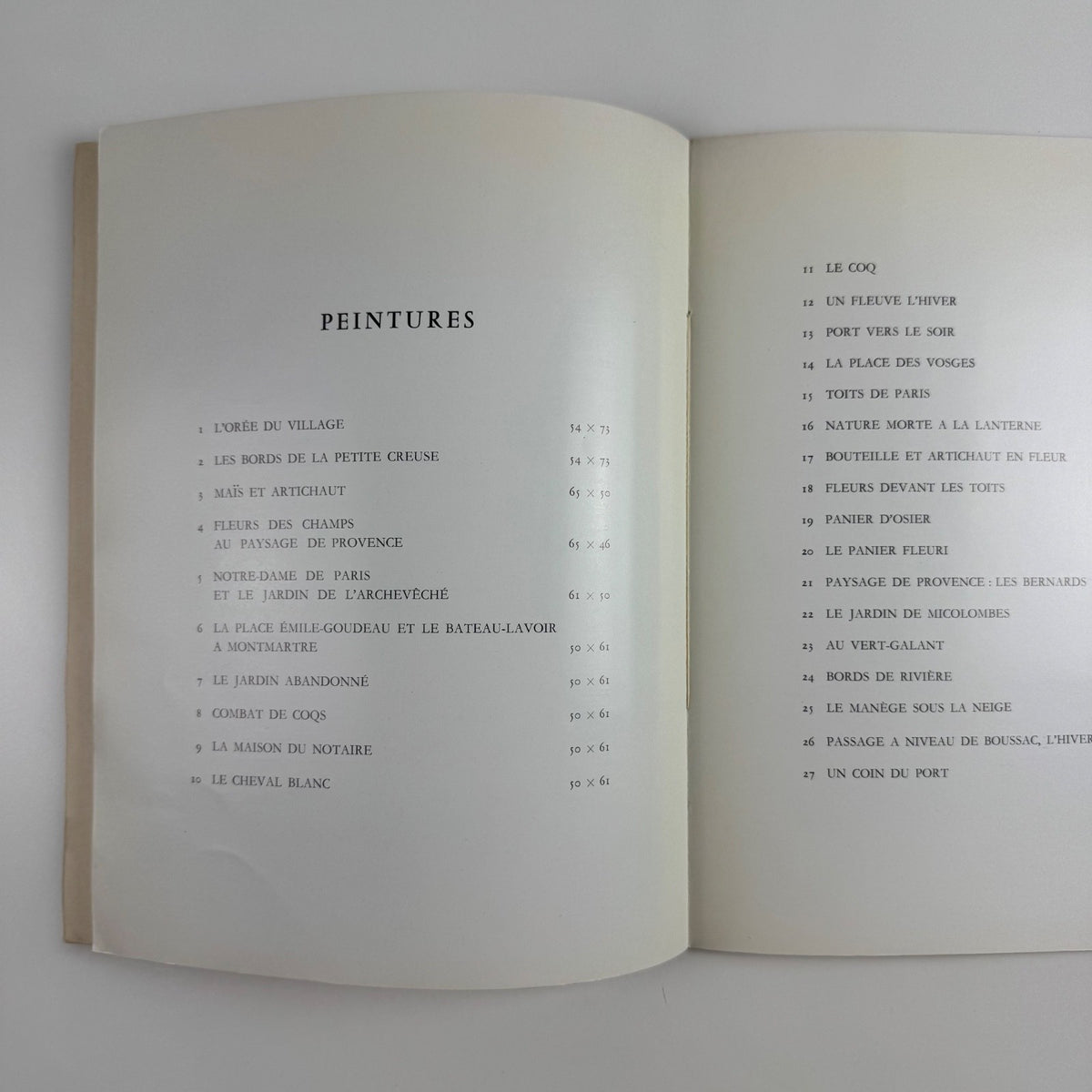 Ghiglion-Green ce peintre de silence | Galerie Charpentier, 1962