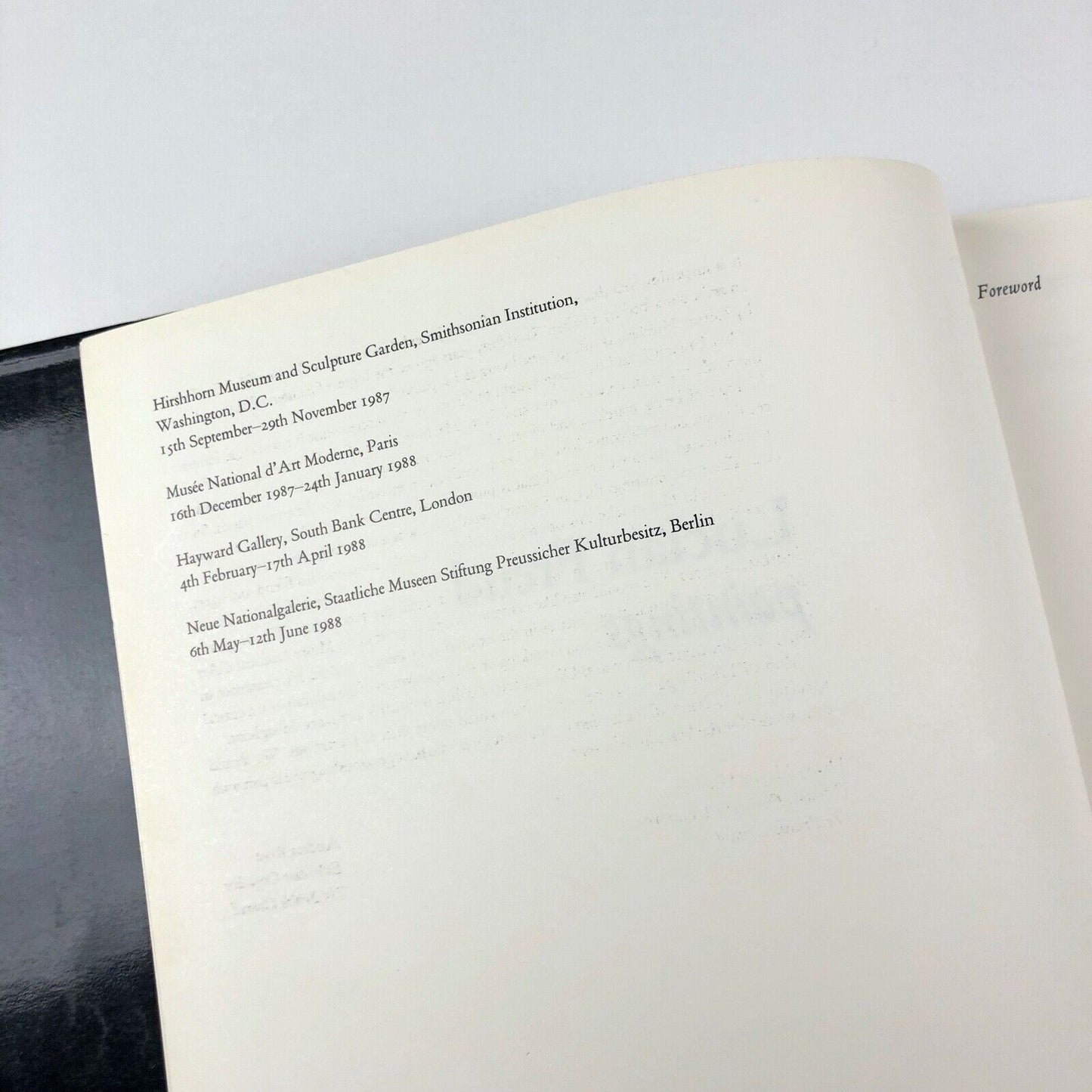 Lucian Freud Paintings exhibition catalogue | The British Council, 1988