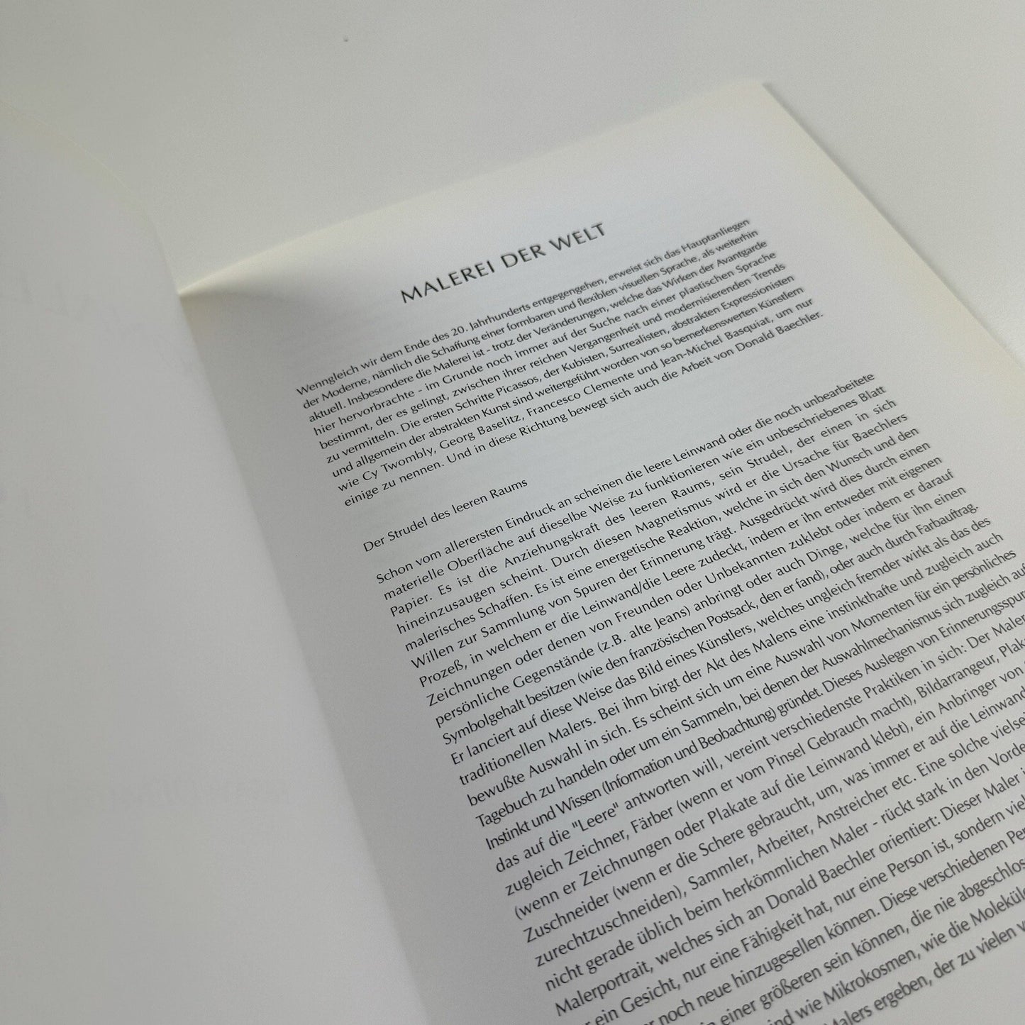 Donald Baechler | Galerie Thaddaeus Ropac exhibition catalogue, 1998