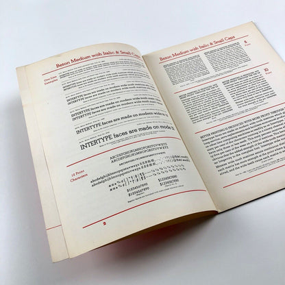 Beton Bold, Medium and Extra Bold | Intertype Corporation specimen booklet