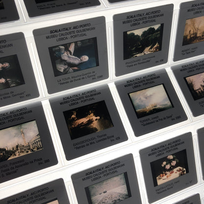 Pintura – Museu Calouse Gulbenkian | 35mm slides in folder with text, 1995