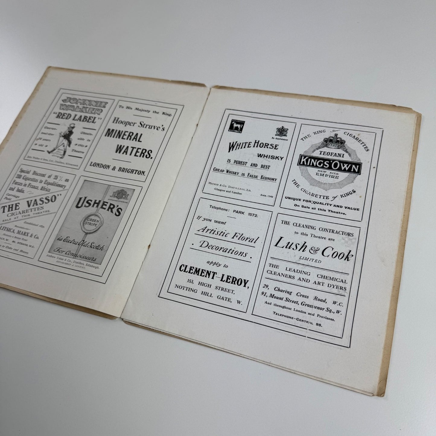The Palace Theatre, London programme c.1915