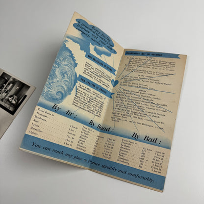 Ephemera x 2 leaflets Grand Hotel Thiers and general France travel mid 20C