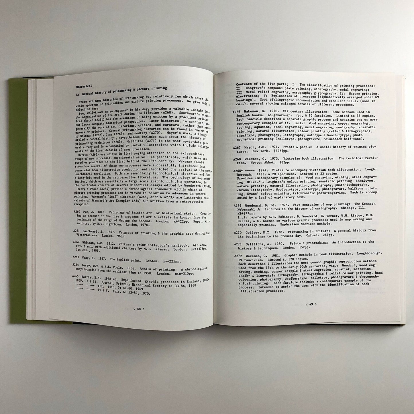 Printmaking and Picture Printing by Gavin Bridson and Geoffrey Wakeman | The Plough Press, Oxford and The Bookpress Limited, Williamsburg, 1984